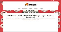 Desktop Screenshot of albuquerquedukes.com