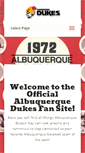 Mobile Screenshot of albuquerquedukes.com